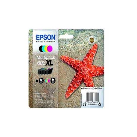 Cartucce di inchiostro Epson Multipack BK/C/M/Y XL serie 603 Stella Marina