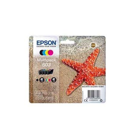 Cartucce di inchiostro Epson Multipack BK/C/M/Y serie 603 Stella Marina