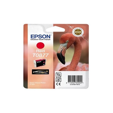 CARTUCCIA INCHIOSTRO A PIGMENTI ROSSO EPSON ULTRACHROME HI-GLOSS2 BLISTER RS