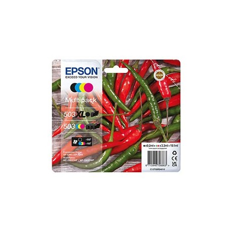 Epson Multipack 503XL Peperoncino BK/C/M/Y_BK/STD