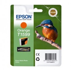 CARTUCCIA ARANCIO EPSON ULTRACHROME HI-GLOSS SERIE MARTIN PESCATORE TAGLIA XL