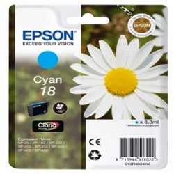 CARTUCCIA CIANO EPSON CLARIA HOMESERIE 18/MARGHERITA IN CONF. BLISTER RS