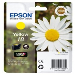 CARTUCCIA GIALLO EPSON CLARIA HOME SERIE 18/MARGHERITA IN CONF. BLISTER RS
