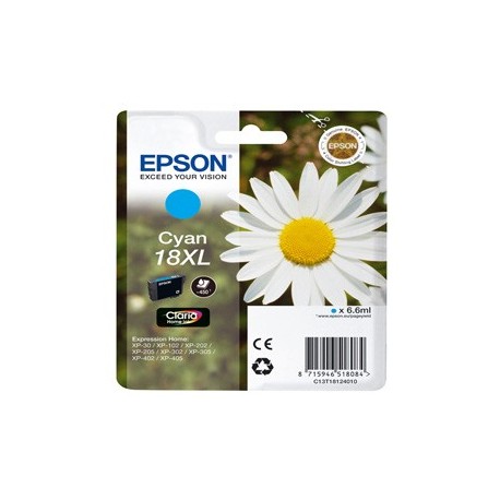 CARTUCCIA CIANO EPSON CLARIA HOME SERIE 18XL/MARGHERITA IN CONF. BLISTER RS