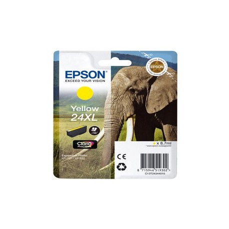 CARTUCCIA GIALLO CLARIA PHOTO HD SERIE 24XL ELEFANTE BLISTER