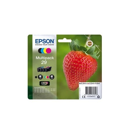 CONF. 4 CARTUCCE INK 1 X COLORE SERIE 29 FRAGOLA