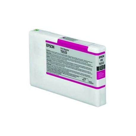 TANICA INCHIOSTRO A PIGMENTI VIVID-MAGENTA EPSON ULTRACHROME HDR (200 ML)