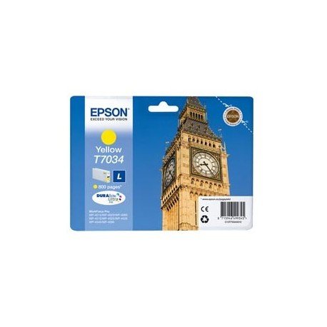 TANICA INCHIOSTRO A PIGMENTI GIALLO EPSON DURABRITE ULTRA, L