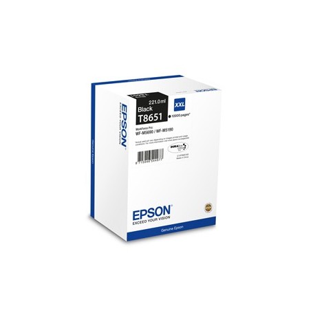 TANICA INCHIOSTRO A PIGMENTI NERO EPSON DURABRITE ULTRA SERIE ULTRA T8651 XXL