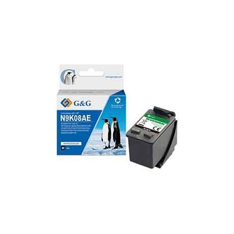 Cartuccia ink rigenerata Nero GG per HP DeskJet 2622/2633/2634/3720/3730/3733