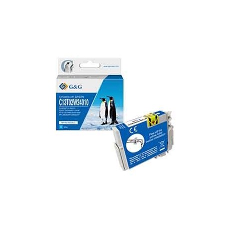 Cartuccia ink compatibile GG Ciano per Epson Expression Home XP-5105/5100