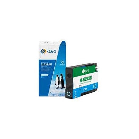 Cartuccia ink compatibile GG Ciano per HP OfficeJet Pro 9010/9010e/9012/9012e