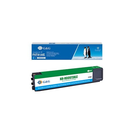 Cartuccia ink compatibile GG Ciano per HP PageWide Pro 452dn/452dw/477dn/477dw