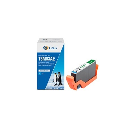Cartuccia ink compatibile GG Ciano per HP Officejet 6950/6962AIO