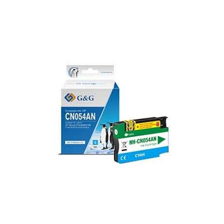 Cartuccia ink compatibile GG Ciano per HP Officejet 6100/6600/6700