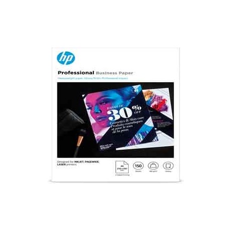 Confezione da 150 fogli carta professionale lucida HP per getto d'inchiostro A4