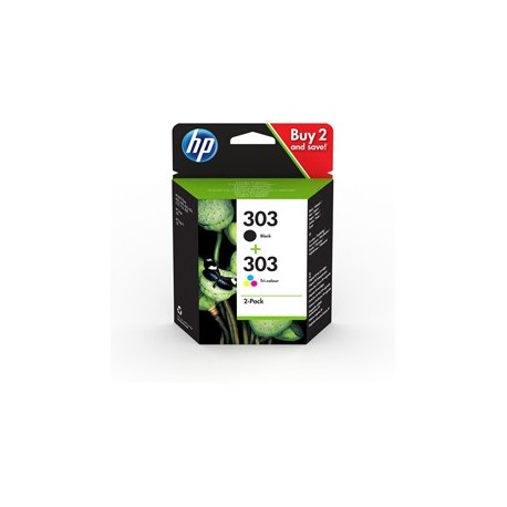 CONFEZIONE HP 303 CARTUCCIA COMBO 2-PACK NERO E COLORE