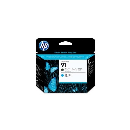 TESTINA DI STAMPA HP 91 NERO OPACO E CIANO