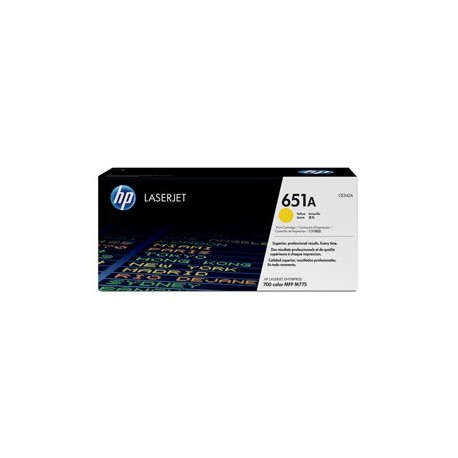 HP 651A TONER CARTRIDGE GIALLO