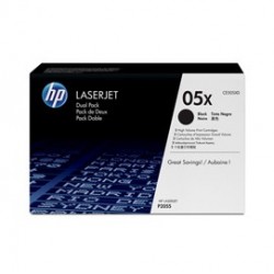 CONFEZIONE DI 2 TONER NERO HP LASERJET CE505X LASERJET 2055D