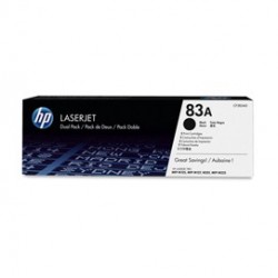 CONFEZIONE DI 2 TONER HP 83A NERO