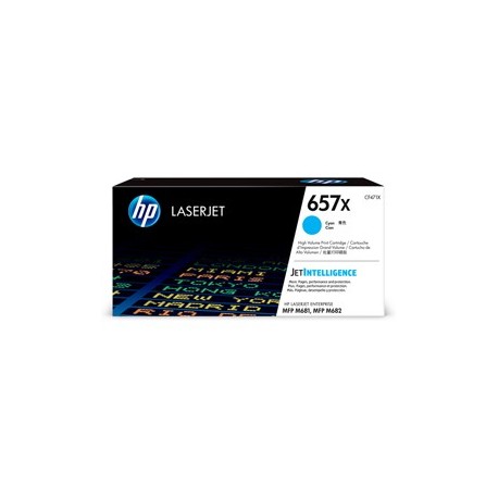 TONER CIANO HP 657X COLOR LASERJET ENTERPRISE M681-M682