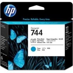 TESTINA DI STAMPA NERO FOTOGRAFICO/CIANO DESIGNJET HP 744