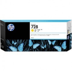 HP728 300-ml YELLOW INK CART