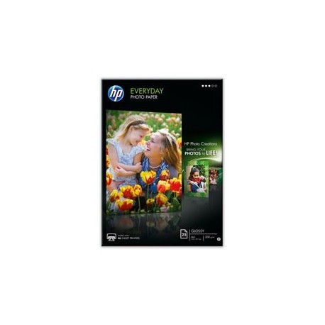 RISMA 25 FG CARTA FOTOGR. HP EVERYDAY PHOTO PAPER SEMI LUCIDA A4 200gr