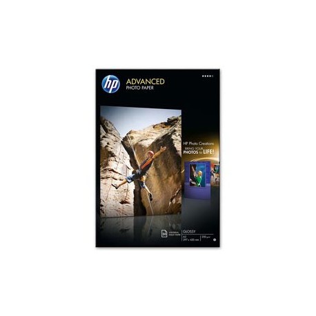RISMA 20 FG CARTA FOTOGRAFICA HP ADVANCED LUCIDA 250 G/M² A3/297X420MM