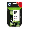 CARTUCCIA D'INCHIOSTRO CONF. DA 2 CARTICCE NERO/TRICOMIA HP 302