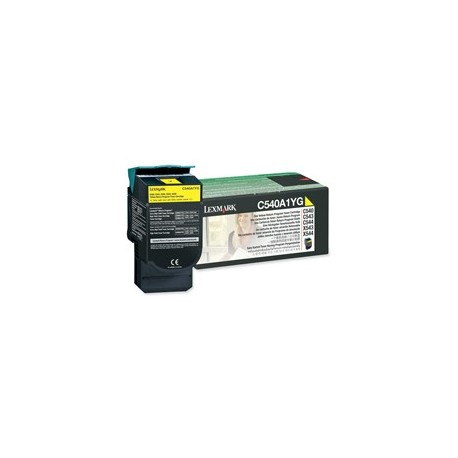 TONER RETURN PROGRAM GIALLO C540 C543 C544 X543 CAPACITA' STANDARD
