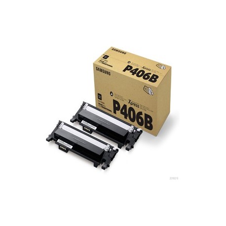 Hp/Samsung Toner Nero CLT-P406B: confezione da 2