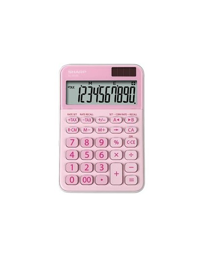 Calcolatrice da tavolo, EL M335 10 cifre, colore rosa