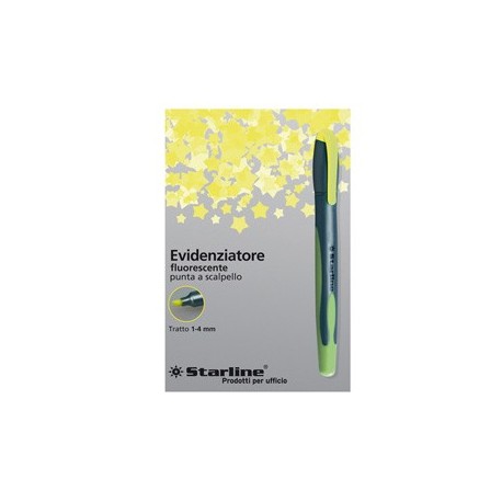 EVIDENZIATORE STARLINE GIALLO P.SCALPELLO 1-4MM