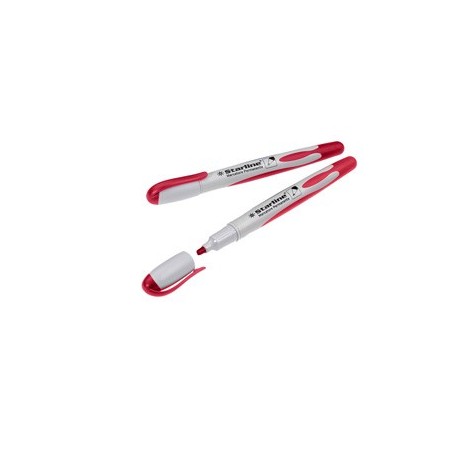 Marcatore permanente punta tonda 2mm rosso Starline