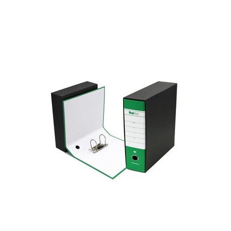 Registratore STARBOX f.to commerciale dorso 8cm verde STARLINE