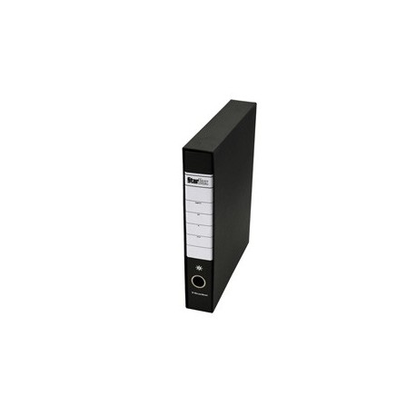 Registratore STARBOX f.to protocollo dorso 5cm nero STARLINE