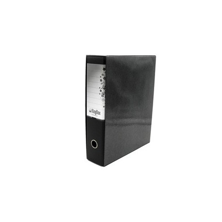 Registratore KINGBOX f.to protocollo dorso 8cm nero STARLINE