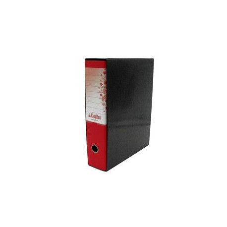 Registratore KINGBOX f.to protocollo dorso 8cm rosso STARLINE