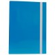 CARTELLA PROGETTO DORSO 3CM C/ELASTICO AZZURRO STARLINE