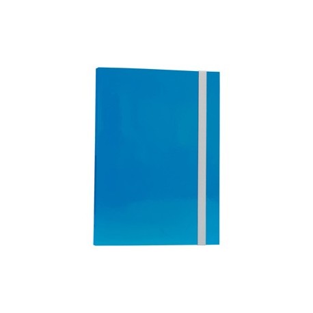 CARTELLA PROGETTO DORSO 3CM C/ELASTICO AZZURRO STARLINE