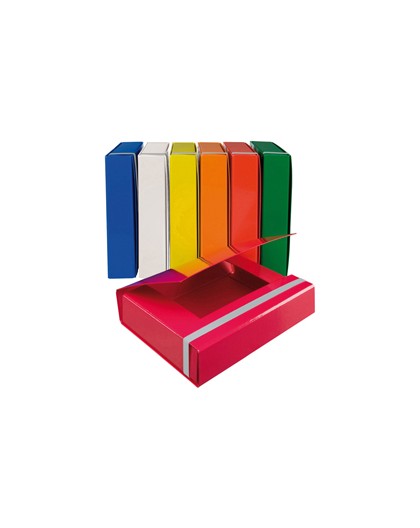 CARTELLA PROGETTO DORSO 5CM C/ELASTICO ASSORT. STARLINE