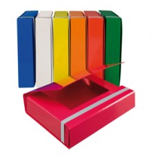 CARTELLA PROGETTO DORSO 7CM C/ELASTICO ASSORT. STARLINE