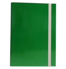 CARTELLA PROGETTO DORSO 3CM C/ELASTICO VERDE STARLINE
