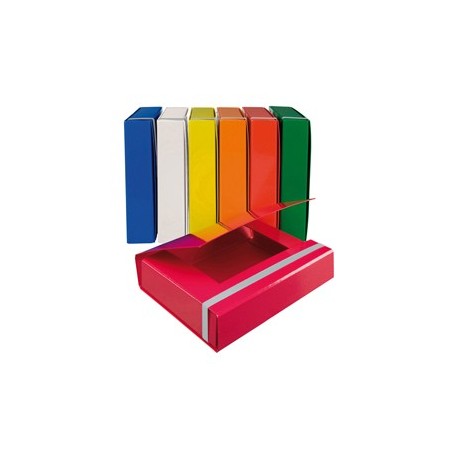 CARTELLA PROGETTO DORSO 5CM C/ELASTICO VERDE STARLINE