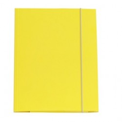 Cartella con elastico 25x34cm Giallo Queen Starline