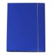 Cartella con elastico 25x34cm Blu Queen Starline