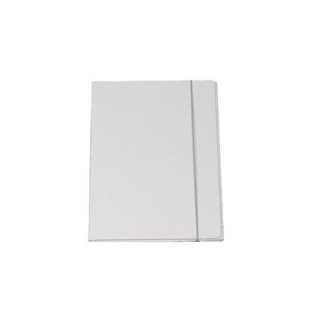 Cartella con elastico 25x34cm Bianco Queen Starline