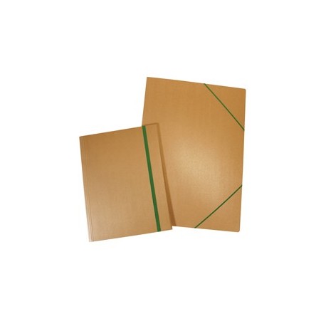 Cartella con elastico 35x50cm in cartoncino avana ECO Starline